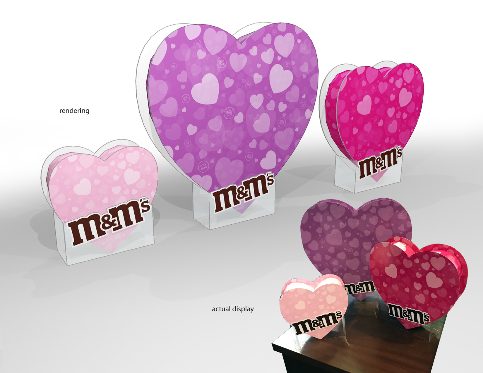 M&amp;M VALENTINES HEARTS